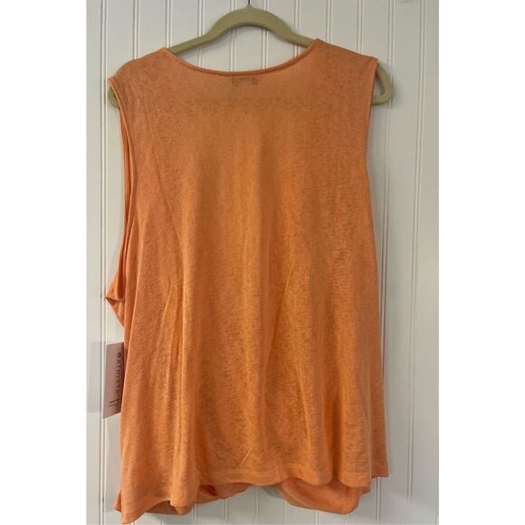 Athleta breezy wrap tank peach color sz 3X NWT - Picture 2 of 6